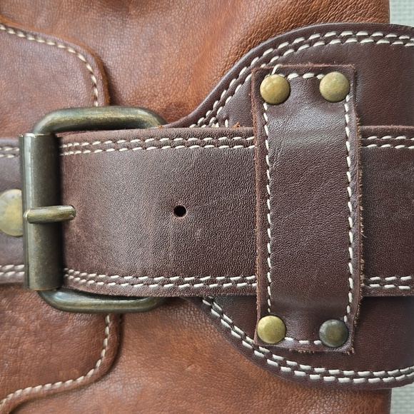 Brown Leather Purse - Picture 2 of 6